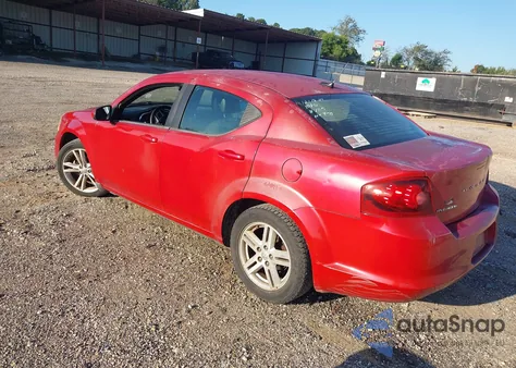 2013 Dodge Avenger Sxt z USA, uszkodzony, nr VIN 1C3CDZCB7DN768204